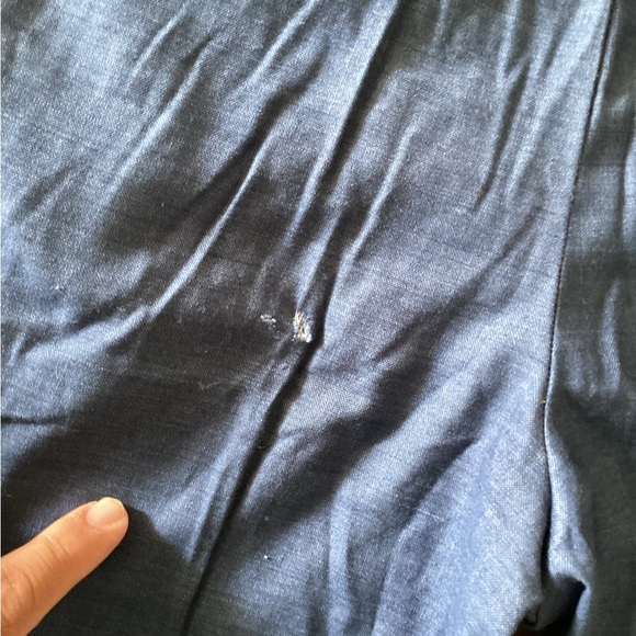 H&M Men’s Slim Fit Dress Pants - Navy Blue, Size 36R- USED - Picture 8 of 10